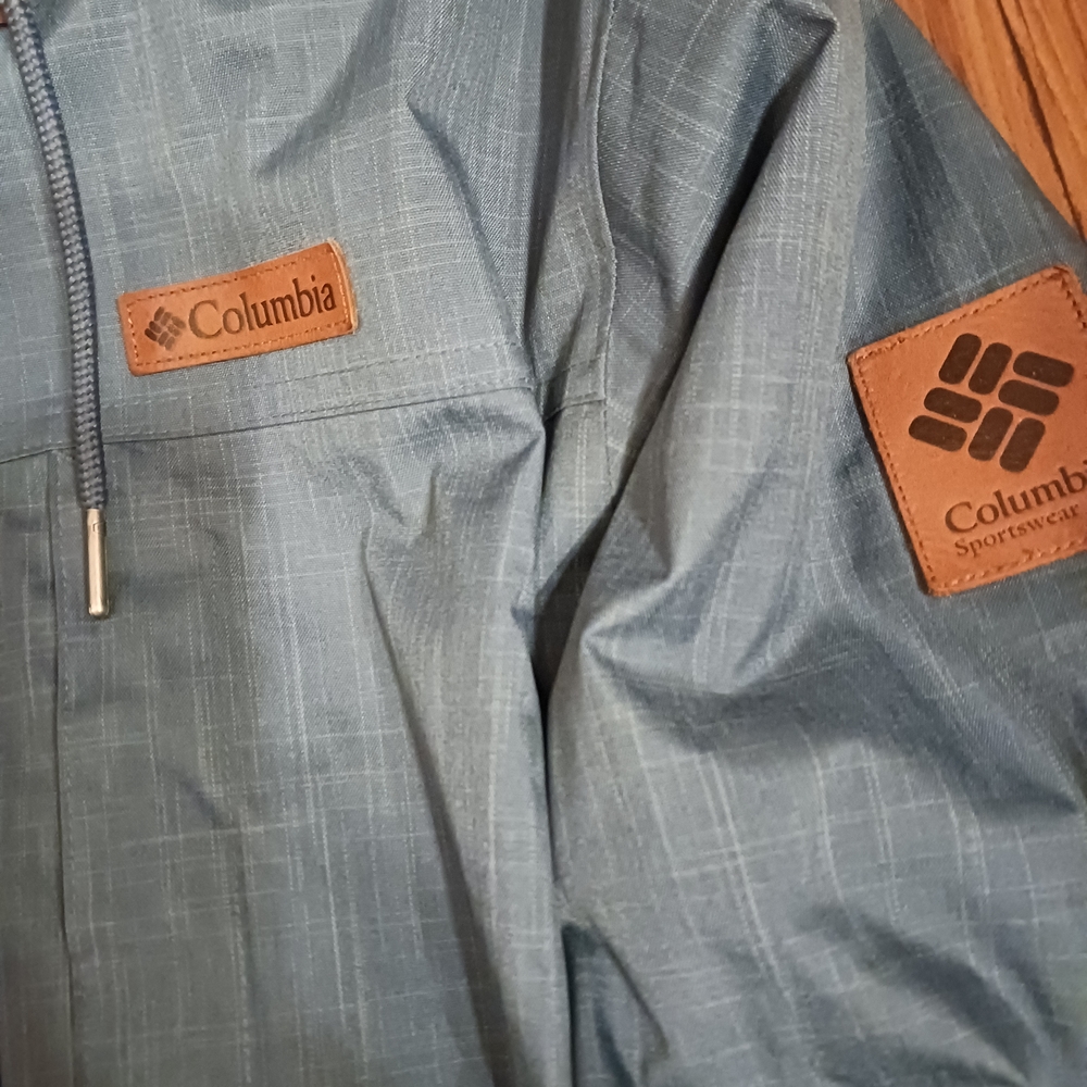 Men's Blue Windbreaker Jacket - Picture 2 of 4